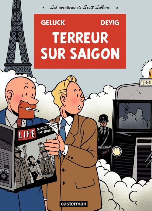 Couverture ebook de Les aventures de Scott Leblanc (Tome 3) - Terreur sur Saigon, de Devig, Philippe Geluck