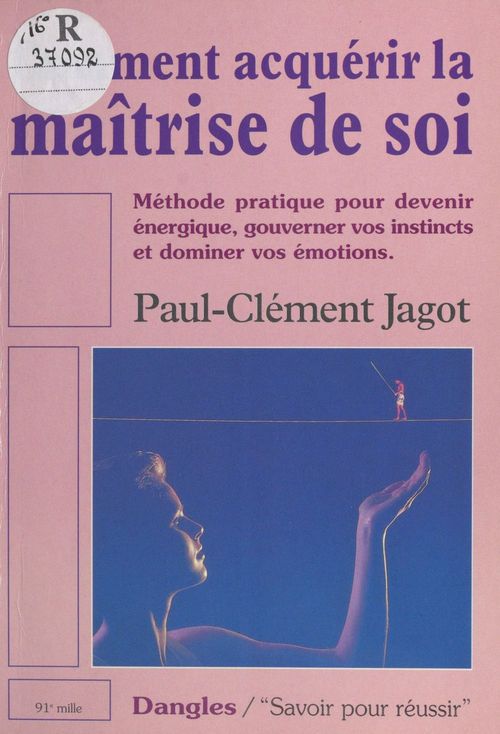 Couverture ebook de Comment acquérir la maîtrise de soi ?, de