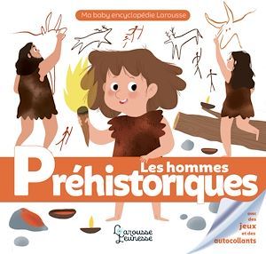 Couverture ebook de Les hommes préhistoriques, de Caroline Fait