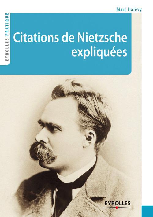Couverture ebook de Citations de Nietzsche expliquées, de Marc Halévy