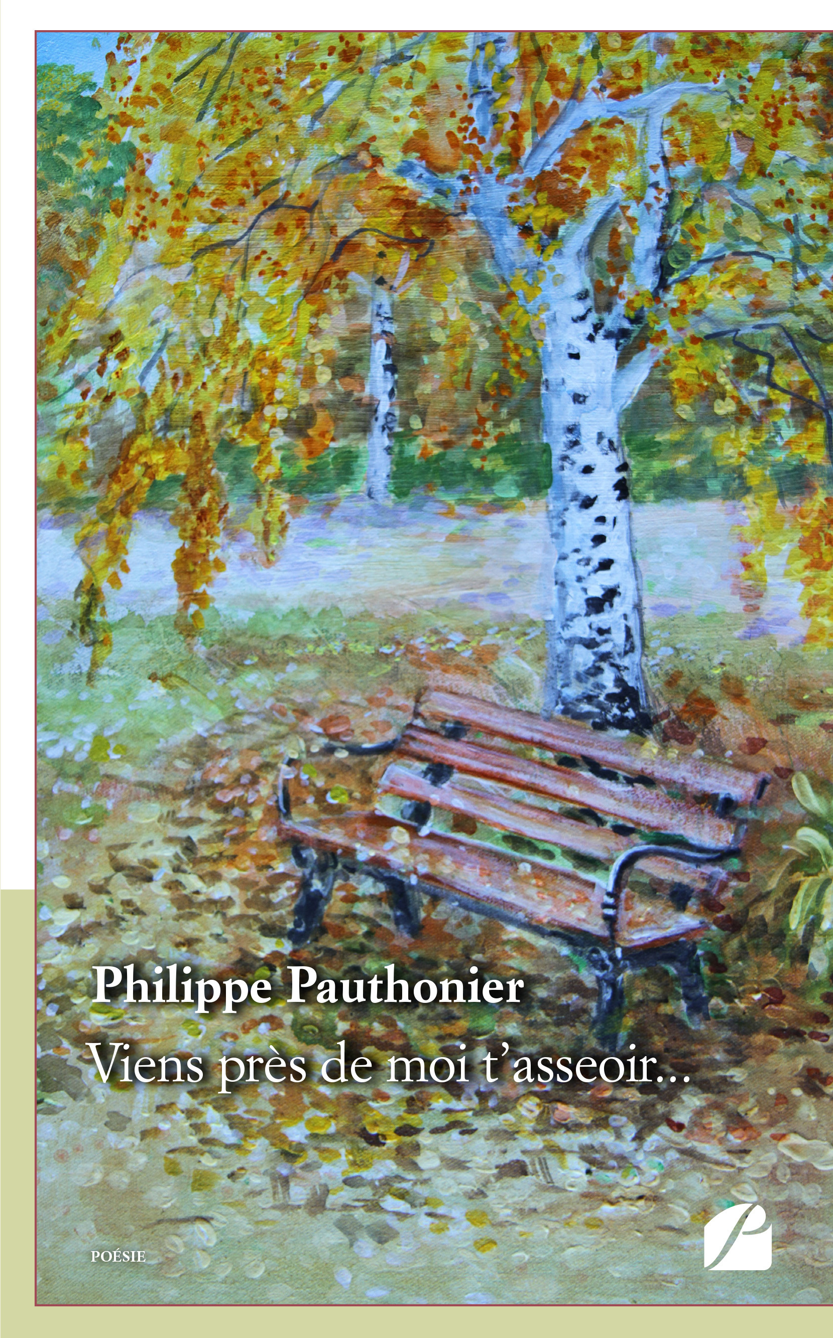 ebook cover of Viens près de moi t'asseoir..., by Philippe Pauthonier