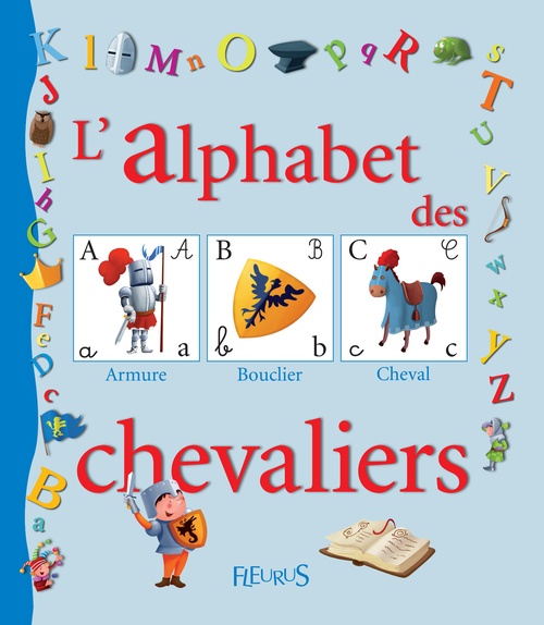 Couverture ebook de L'alphabet des chevaliers, de Collectif