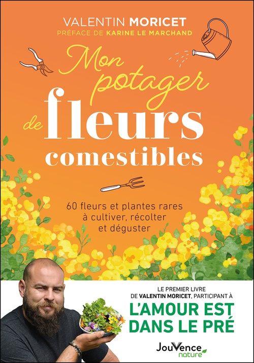 ebook cover of Mon potager de fleurs comestibles, by Valentin Moricet