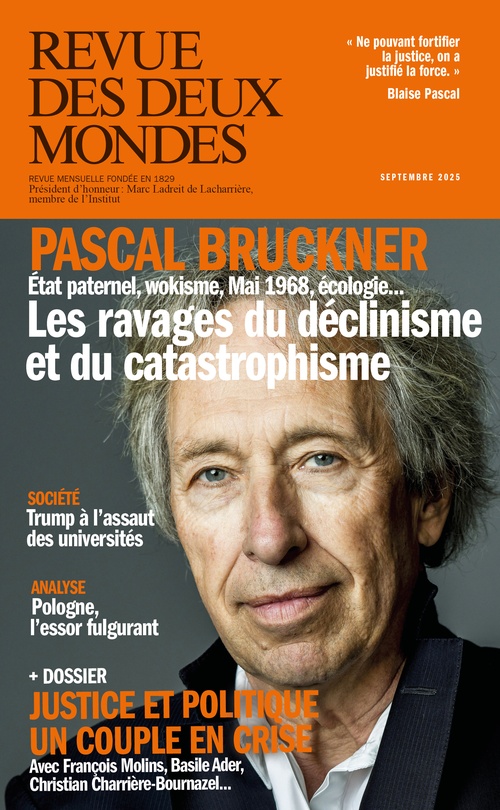 Couverture ebook de Revue des Deux Mondes septembre 2025, de Collectif