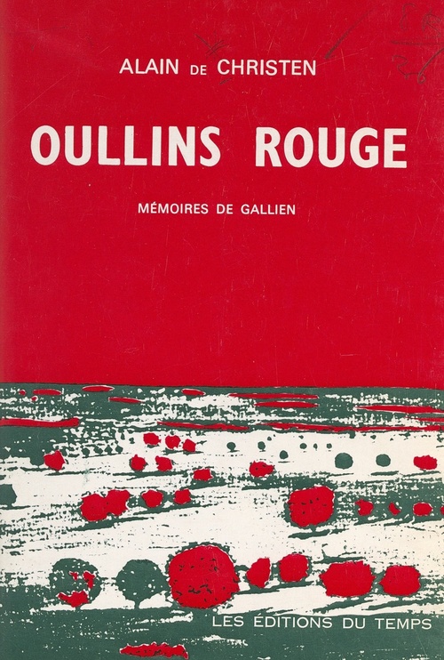 Couverture ebook de Oullins rouge, de Alain De Christen