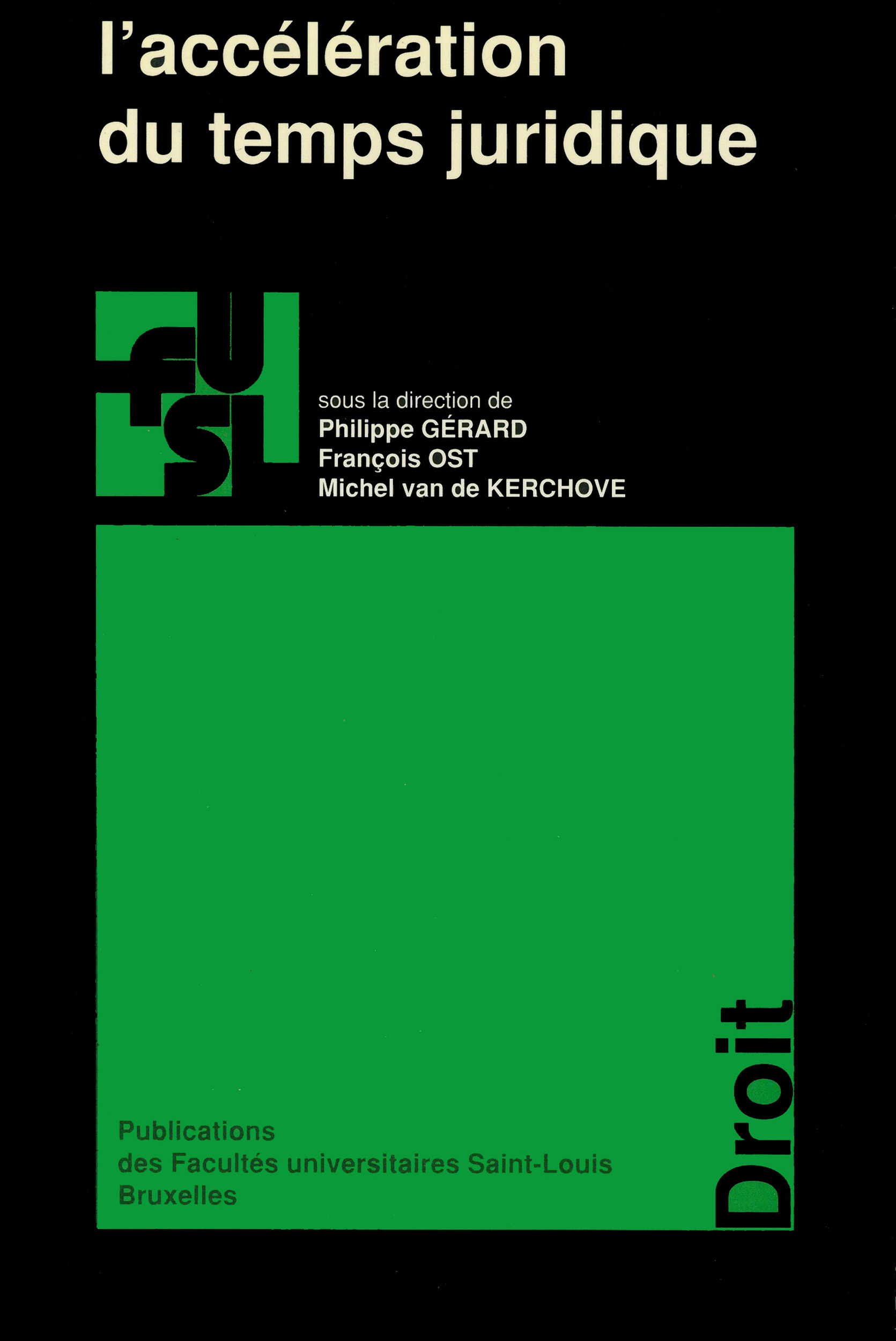 Couverture ebook de L´accélération du temps juridique, de