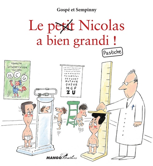 Couverture ebook de Le petit Nicolas a bien grandi ! Pastiche, de Gospé, Sempinny