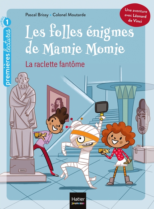 Couverture ebook de Les folles énigmes de Mamie Momie - La raclette fantôme GS/CP 5/6 ans, de Pascal Brissy