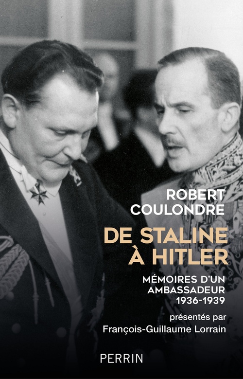 Couverture ebook de De Staline à Hitler, de Robert Coulondre