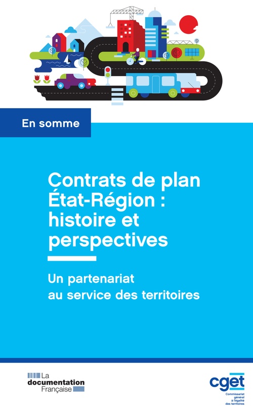 Couverture ebook de Contrats de plan État-Région : histoire et perspectives, de Commissariat General
