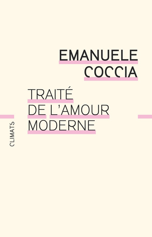 Couverture ebook de Traité de l'amour moderne, de Emanuele Coccia