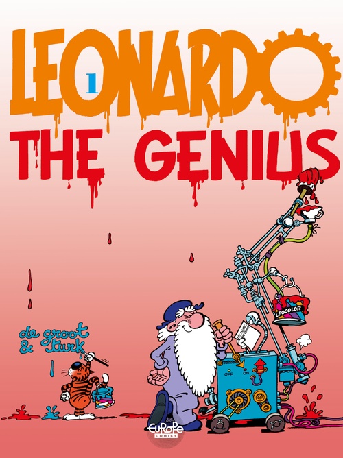 Couverture ebook de Léonard - Volume 1 - Leonardo the genius, de De Groot