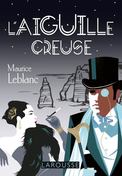 ebook cover of L'aiguille creuse, by Maurice Leblanc