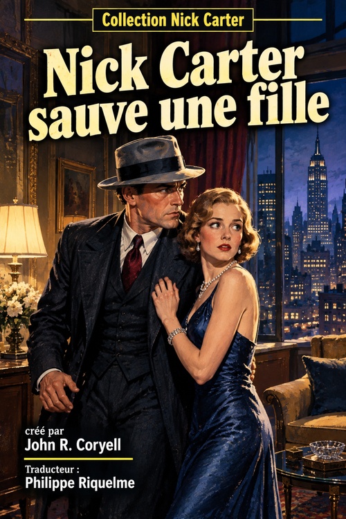 ebook cover of Nick Carter sauve une fille, by John R. Coryell