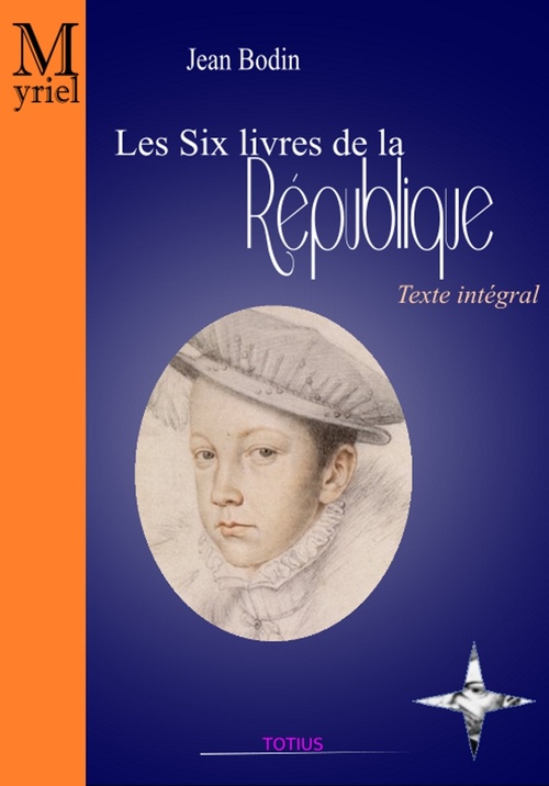 ebook cover of Les six livres de la République, by Jean Bodin