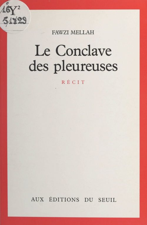 Couverture ebook de Le Conclave des pleureuses, de Mellah Fawzi