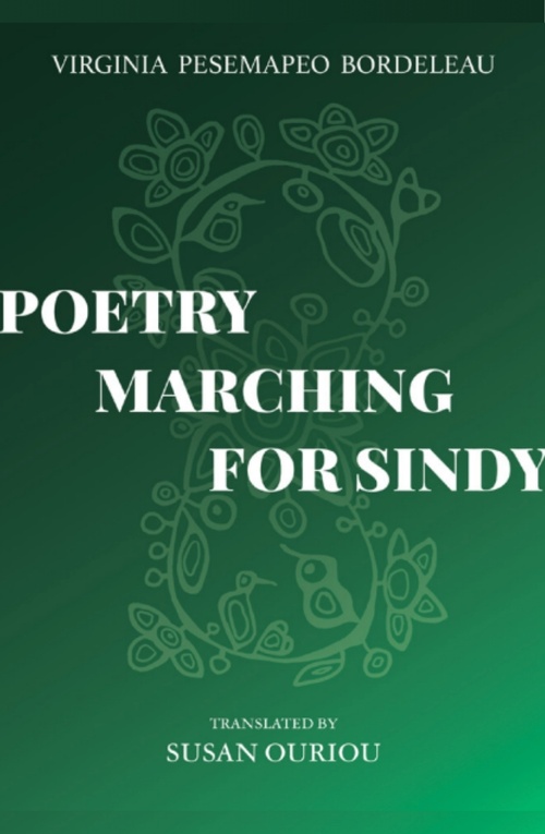 Couverture ebook de Poetry Marching for Sindy, de Virginia Pesemapeo Bordeleau