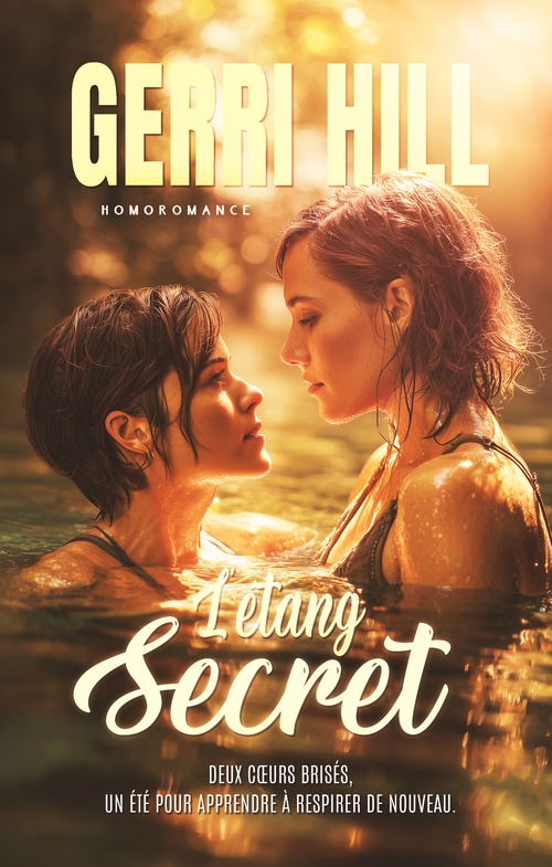 Couverture ebook de L'étang secret (Livre lesbien, roman lesbien) Slow burn - premier amour et reconstruction, de Gerri Hill, Livre Lesbien - Homoromance Editions