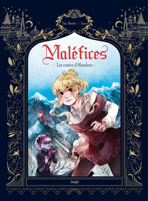 Couverture ebook de Maléfices - Tome 1 - Les contes d'Alombrar, de Elsa Bordier, Sanoe