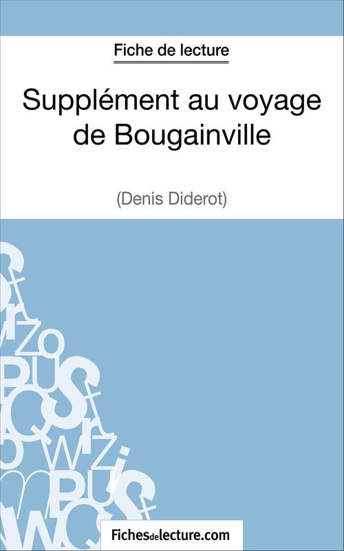 ebook cover of Supplément au voyage de Bougainville - Denis Diderot (Fiche de lecture), by Sophie Lecomte