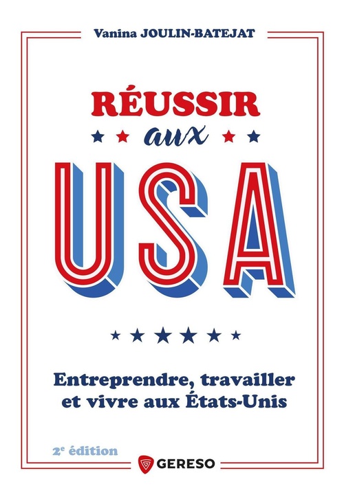 Couverture ebook de Réussir aux usa, de Vanina JOULIN-BATEJAT