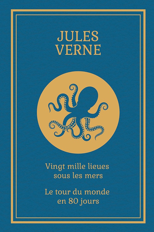 ebook cover of Vingt mille lieues sous les mers / Le tour du monde en 80 jours, by Jules Verne