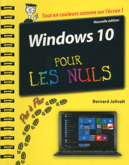 Couverture ebook de Windows 10 Pas à Pas Pour les Nuls 2ed, de Bernard Jolivalt