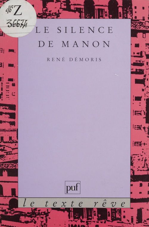 Couverture ebook de Le Silence de Manon, de René Démoris