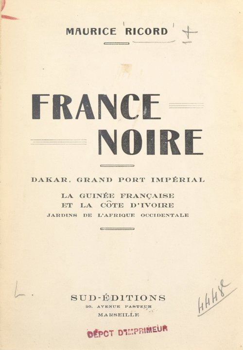 Couverture ebook de France noire, de Maurice Ricord