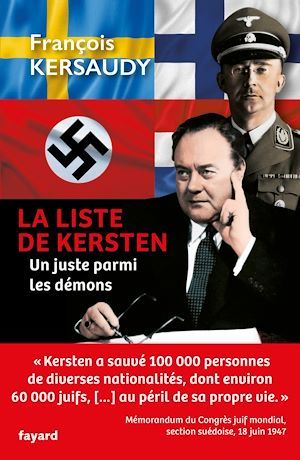ebook cover of La liste de Kersten, by François Kersaudy
