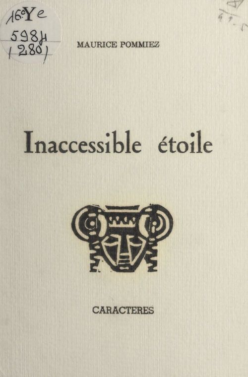 ebook cover of Inaccessible étoile, by Maurice Pommiez