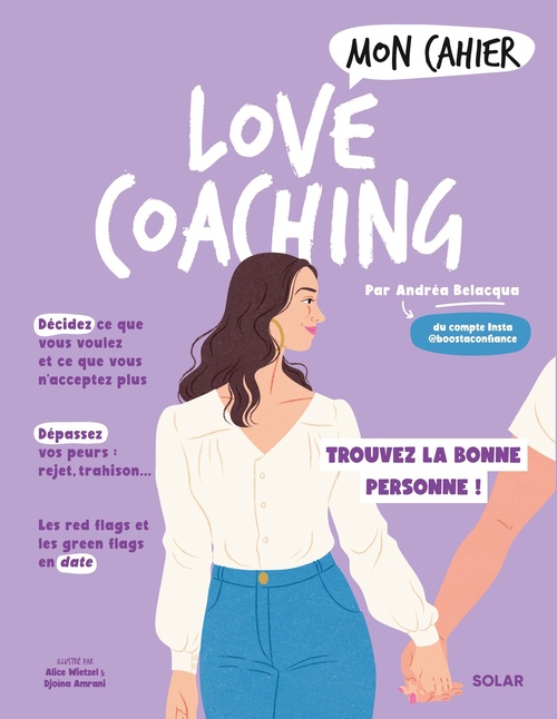 Couverture ebook de Mon cahier Love Coaching, de Andréa Belacqua