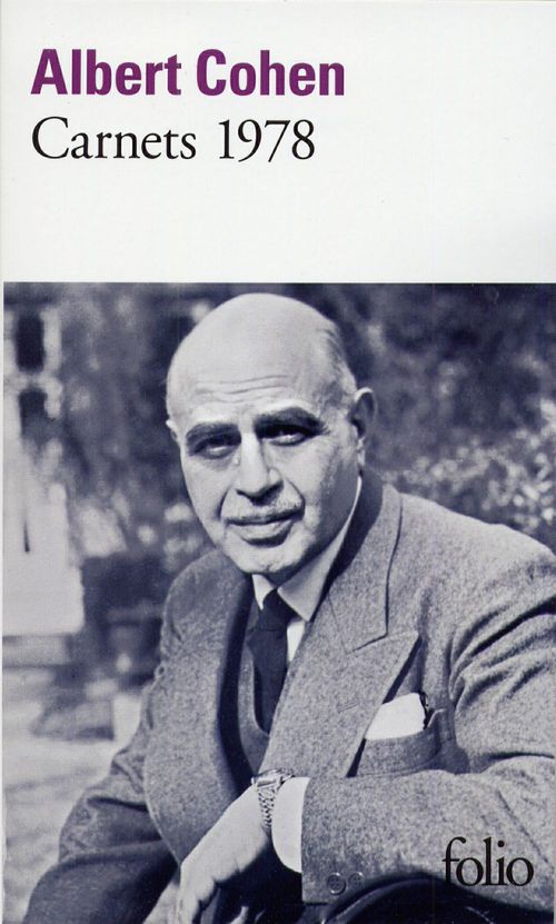 Couverture ebook de Carnets 1978, de Albert Cohen