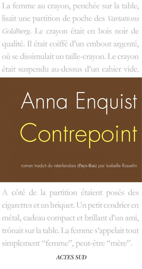 ebook cover of Contrepoint, by Anna Enquist