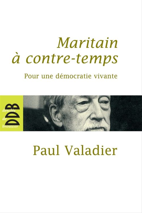 ebook cover of Maritain à contre-temps, by Paul Valadier