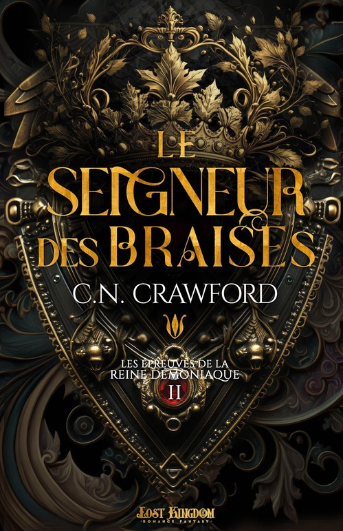 ebook cover of Le Seigneur des Braises, by C. N. Crawford