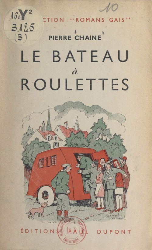 Couverture ebook de Le bateau à roulettes, de Pierre Chaine