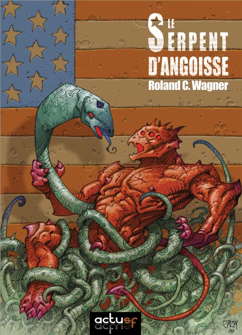 Couverture ebook de Le Serpent d'angoisse, de Roland C. Wagner
