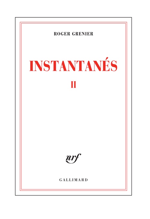 Couverture ebook de Instantanés II, de Roger Grenier
