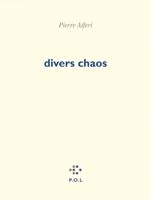 ebook cover of Divers chaos, by Pierre Alferi