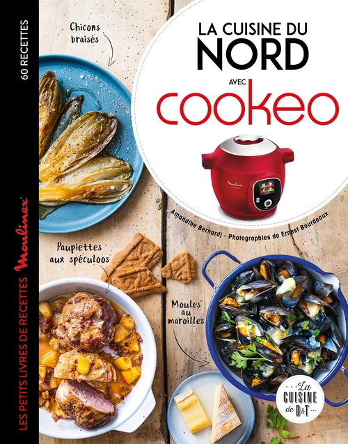 Couverture ebook de La cuisine du Nord avec Cookeo, de Amandine Bernardi