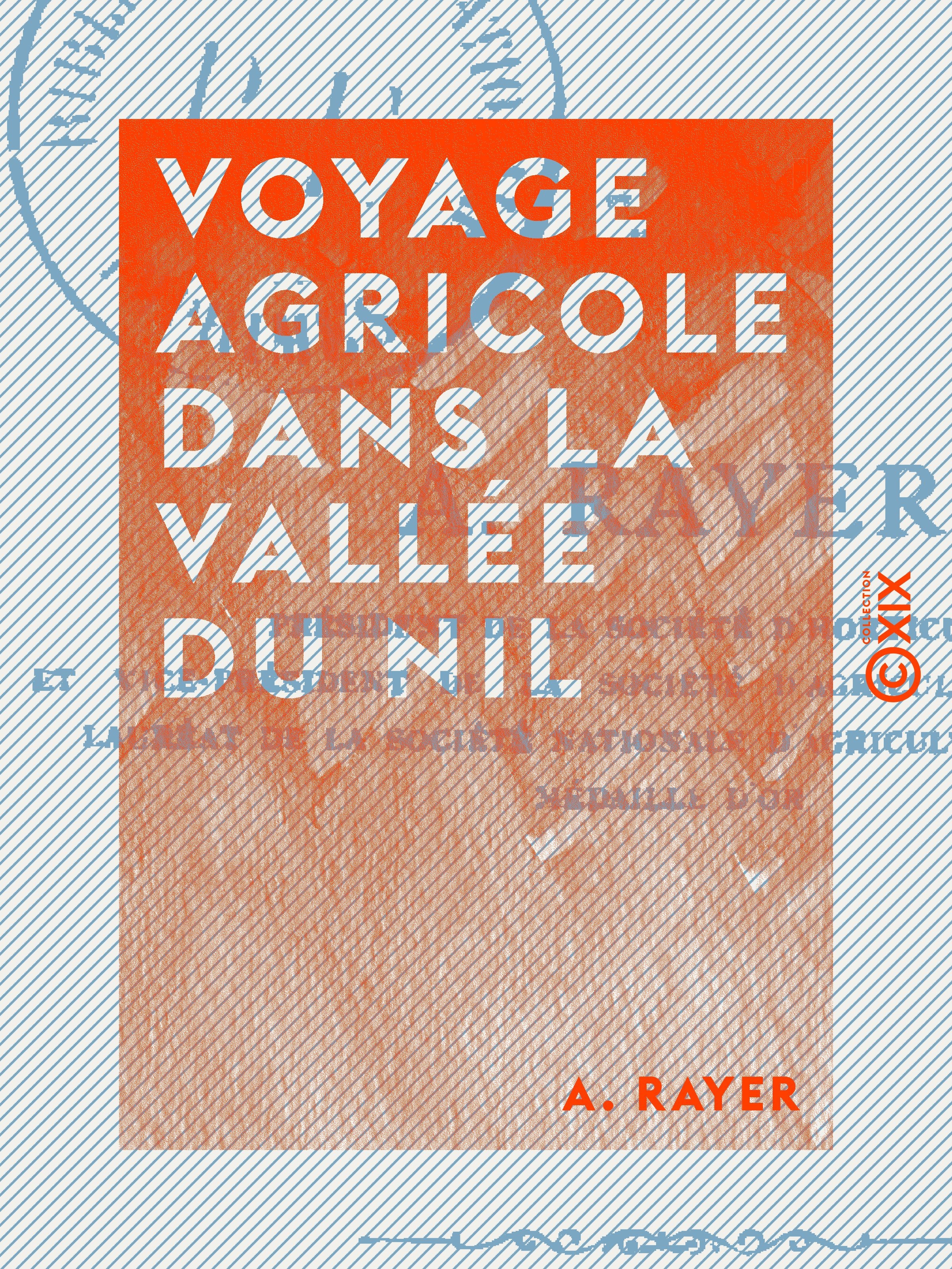Couverture ebook de Voyage agricole dans la vallée du Nil, de A. Rayer