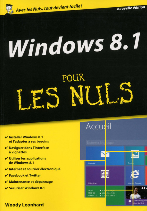 ebook cover of Windows 8.1 pour les Nuls MégaPoche, by Woody Leonhard