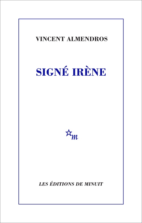 ebook cover of Signé Irène, by Vincent Almendros