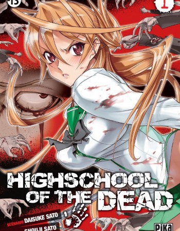 ebook cover of Highschool of the Dead T01, by Daisuke Sato