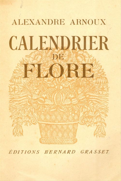 Couverture ebook de Calendrier de Flore, de Alexandre Arnoux