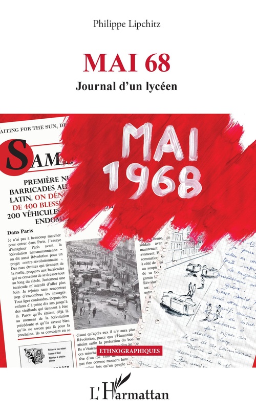 Couverture ebook de Mai 68 Journal d'un lycéen, de Philippe Lipchitz