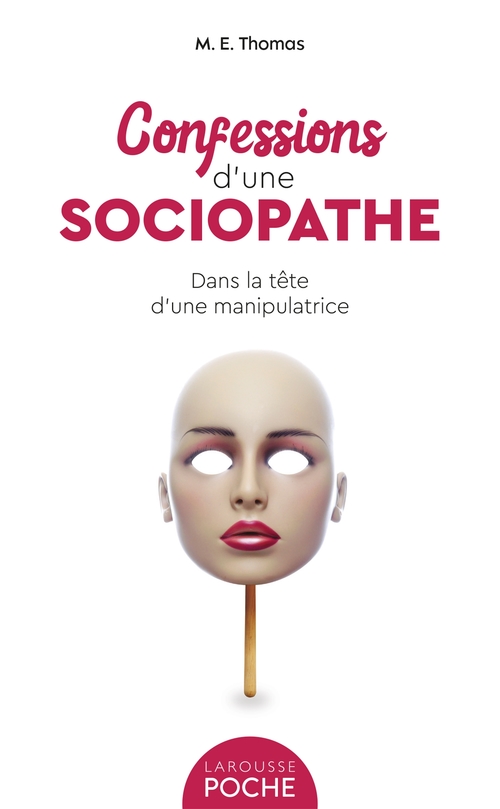 Couverture ebook de Confessions d'une sociopathe, de M. Thomas