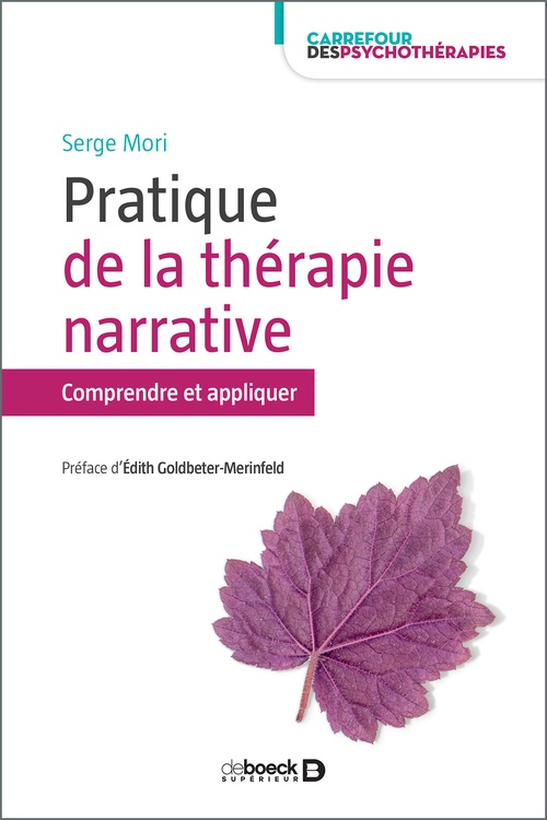 ebook cover of Pratique de la thérapie narrative, by Serge Mori, Édith Goldbeter-Merinfeld