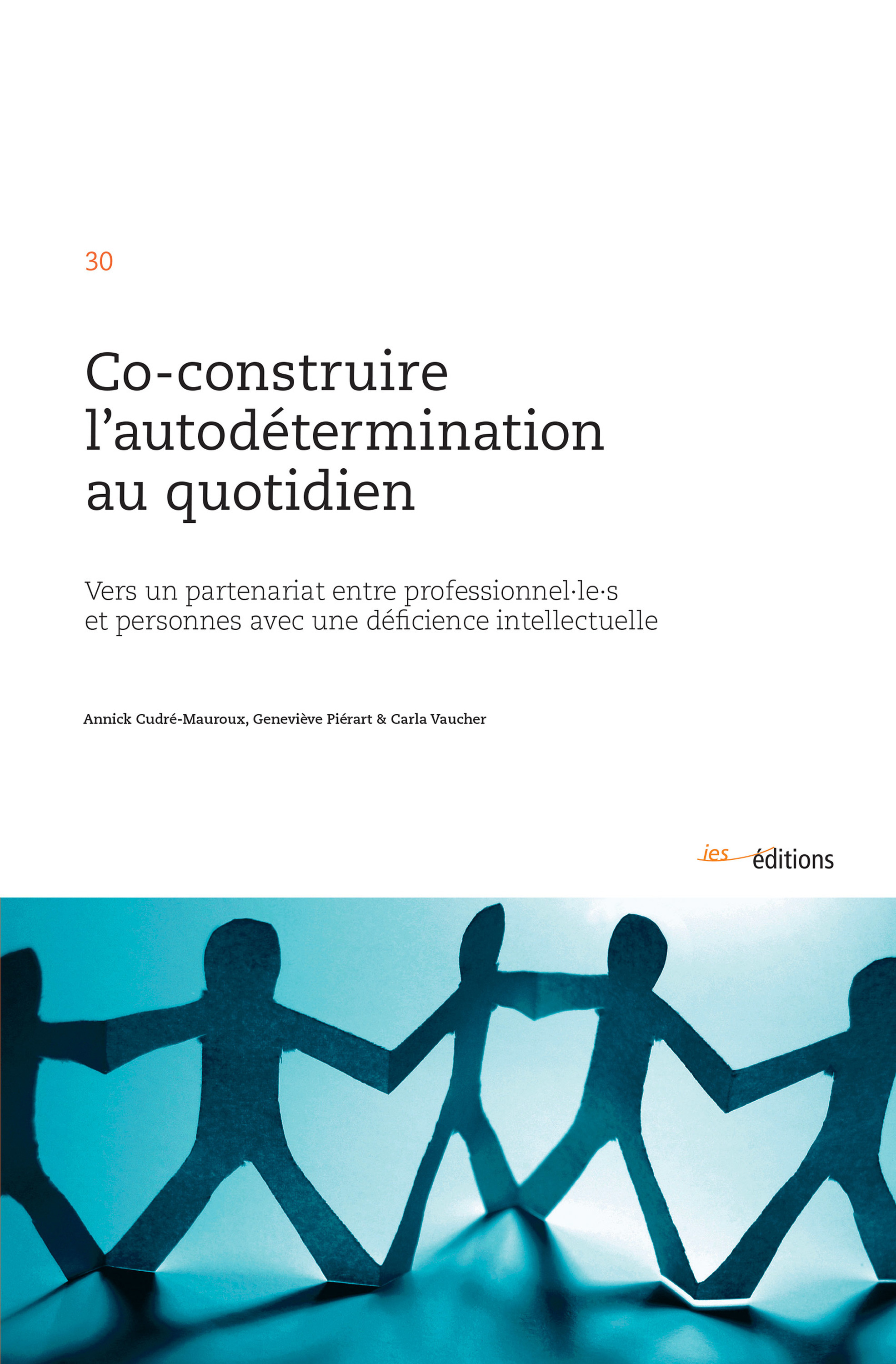 Couverture ebook de Co-construire l´autodétermination au quotidien, de Genevieve Pierart